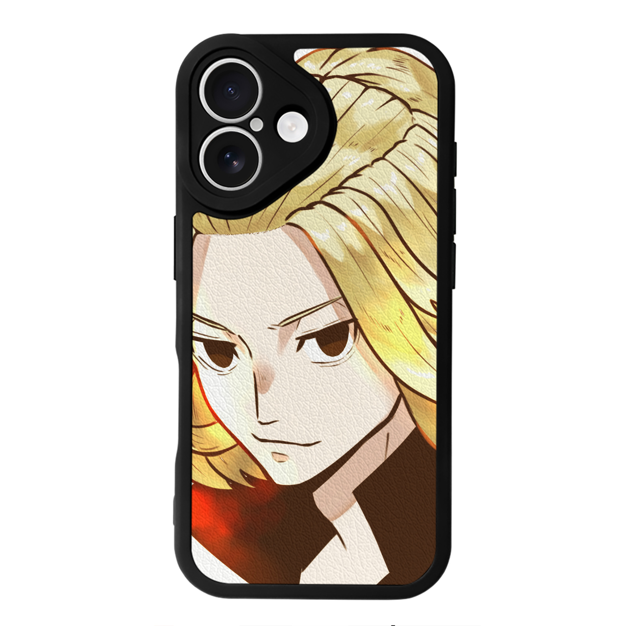 （画像用） 東京リベンジャーズ Tokyo Revengers 【iPhone 16シリーズ対応】シリコンスマホケース（レザー調） 材質：シリコン